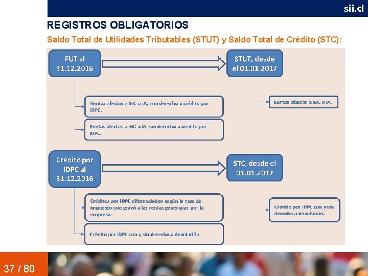 sii. cl REGISTROS OBLIGATORIOS Saldo Total de Utilidades Tributables (STUT) y Saldo Total de