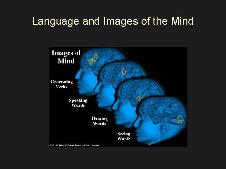 Language and Images of the Mind 