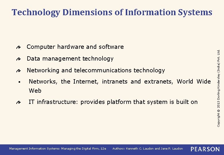 Computer hardware and software Data management technology Networking and telecommunications technology § Networks, the Computer hardware and software Data management technology Networking and telecommunications technology § Networks, the