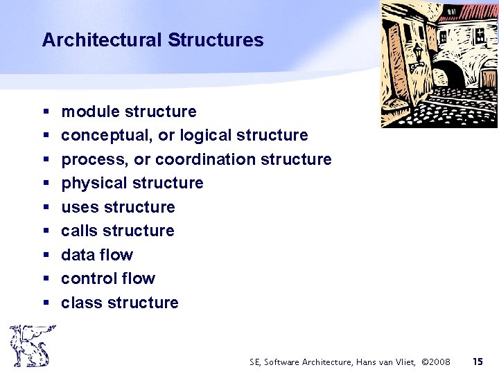 Architectural Structures § § § § § module structure conceptual, or logical structure process, Architectural Structures § § § § § module structure conceptual, or logical structure process,