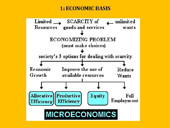1: ECONOMIC BASIS 1: ECONOMIC BASIS