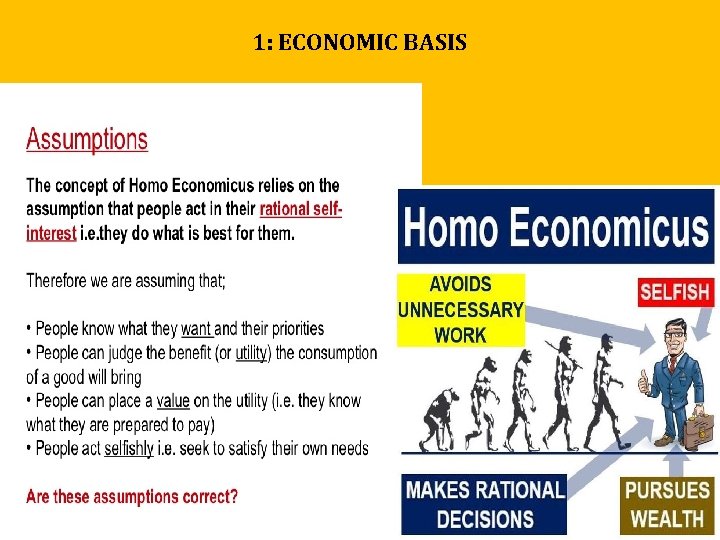 1: ECONOMIC BASIS 1: ECONOMIC BASIS