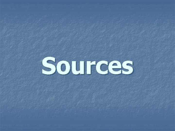 Sources 
