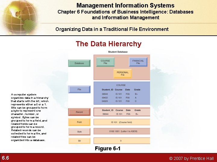 Management Information Systems Chapter 6 Foundations of Business Intelligence: Databases and Information Management Organizing Management Information Systems Chapter 6 Foundations of Business Intelligence: Databases and Information Management Organizing