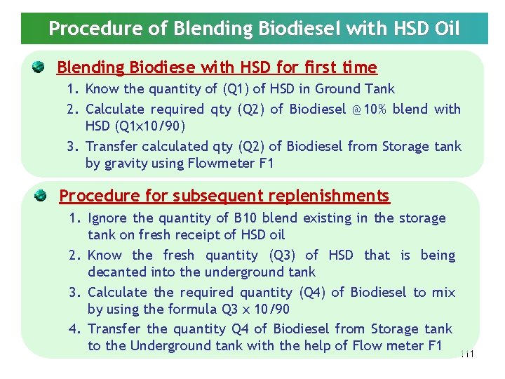 Procedure of Blending Biodiesel with HSD Oil Blending Biodiese with HSD for first time