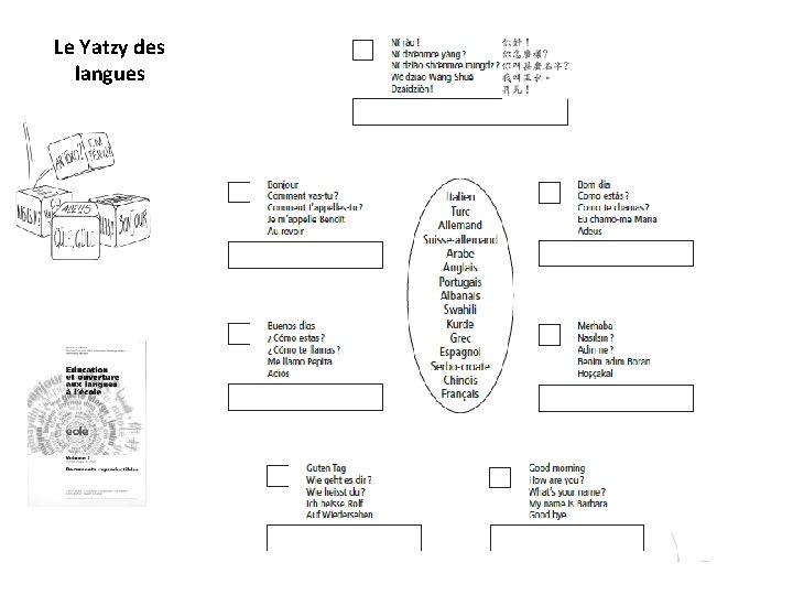 Le Yatzy des langues 