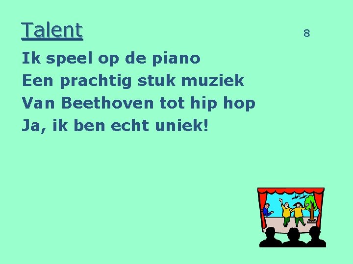 Talent Ik speel op de piano Een prachtig stuk muziek Van Beethoven tot hip