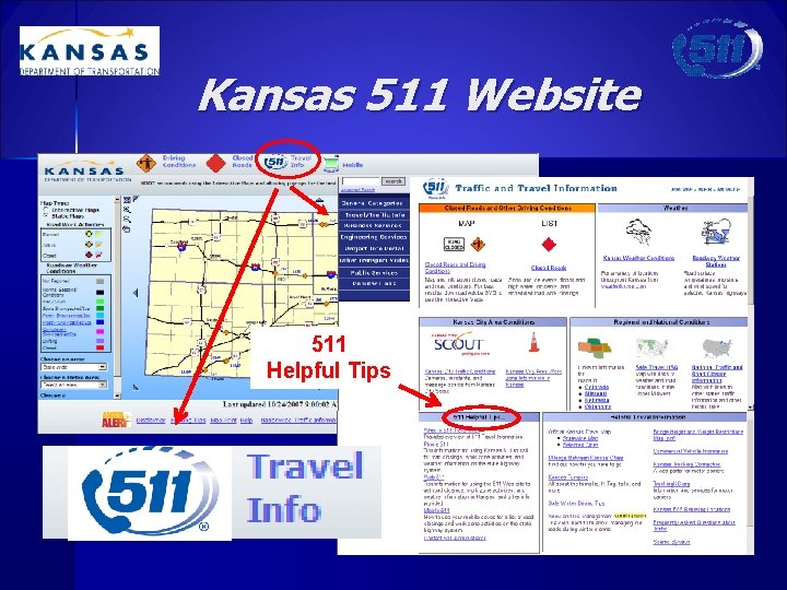 Kansas 511 Website 511 Helpful Tips 9 