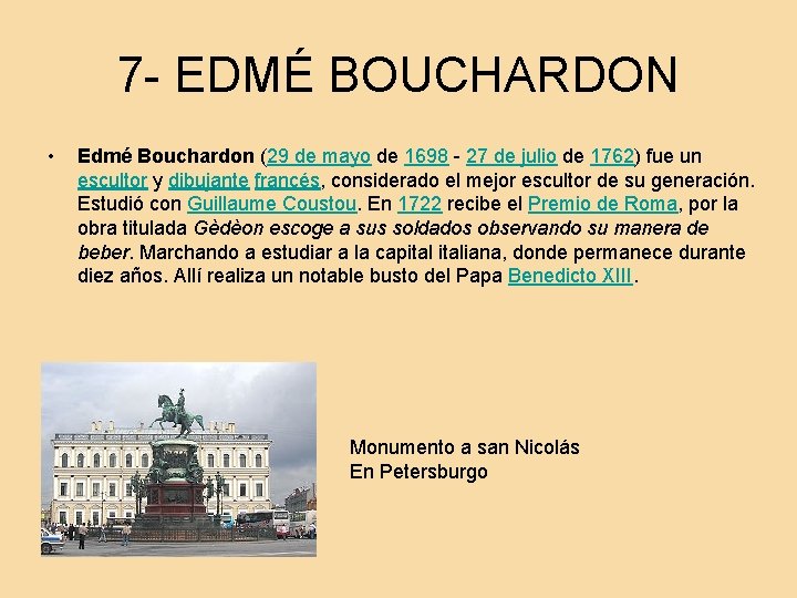 7 - EDMÉ BOUCHARDON • Edmé Bouchardon (29 de mayo de 1698 - 27