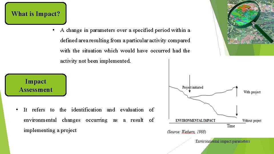 What is Impact? • A change in parameters over a specified period within a