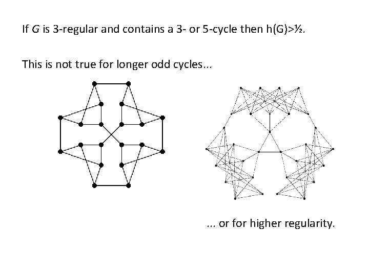 If G is 3 -regular and contains a 3 - or 5 -cycle then