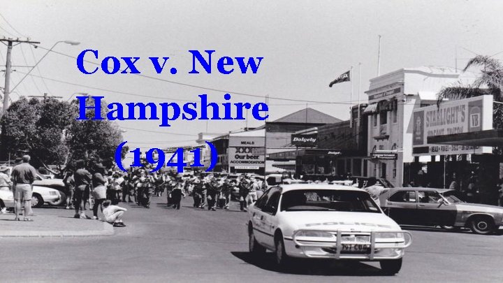 Cox v. New Hampshire (1941) 