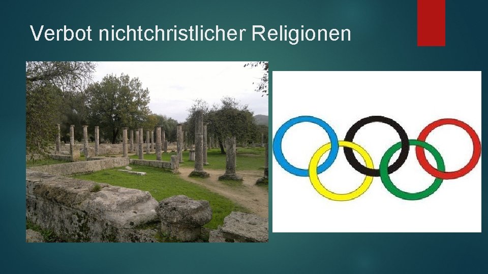 Verbot nichtchristlicher Religionen 