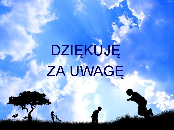 DZIĘKUJĘ ZA UWAGĘ 