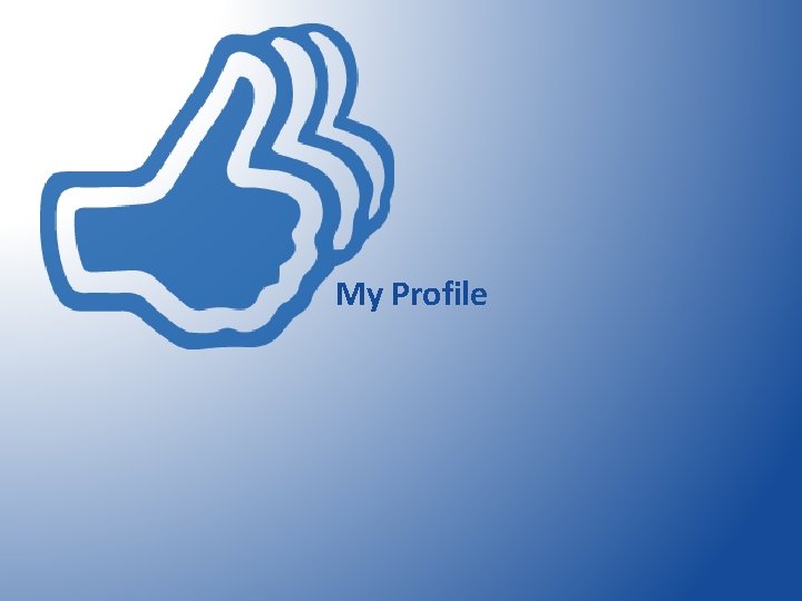 My Profile 