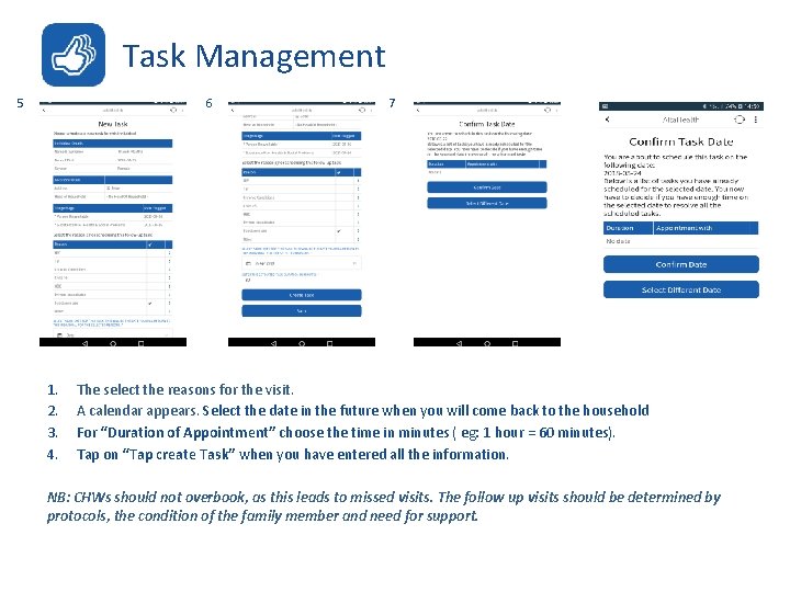 Task Management 5 6 1. 2. 3. 4. 7 The select the reasons for