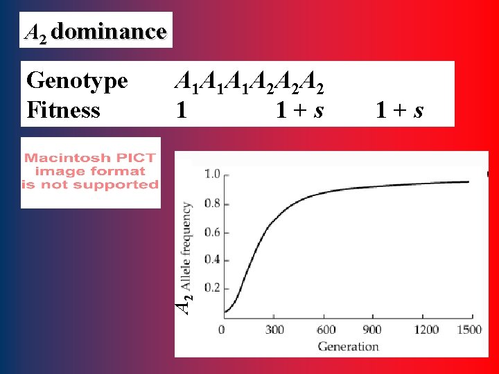 codominance A 2 dominance A 1 A 1 A 1 A 2 A 2