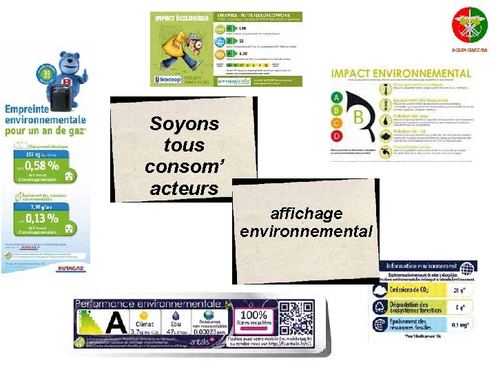 DCSEA/SDE 2/DD Soyons tous consom’ acteurs affichage environnemental 