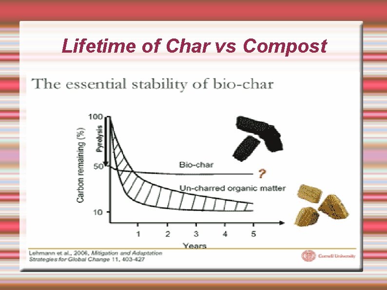 Lifetime of Char vs Compost 