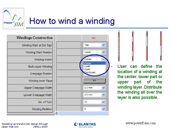 How to wind a winding • Speeding up transformer design through latest Web tool