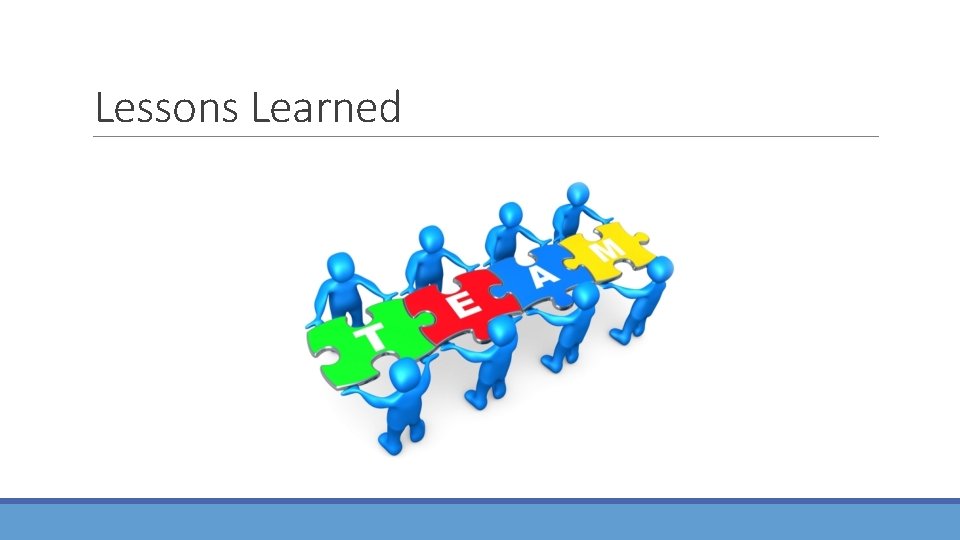 Lessons Learned 