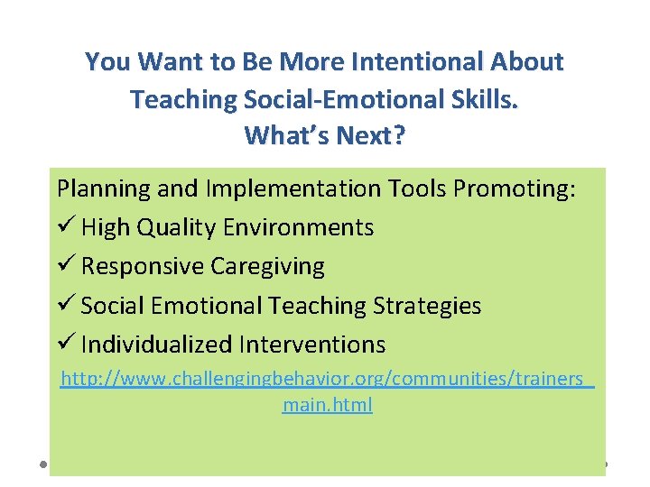 You Want to Be More Intentional About Teaching Social-Emotional Skills. What’s Next? Planning and