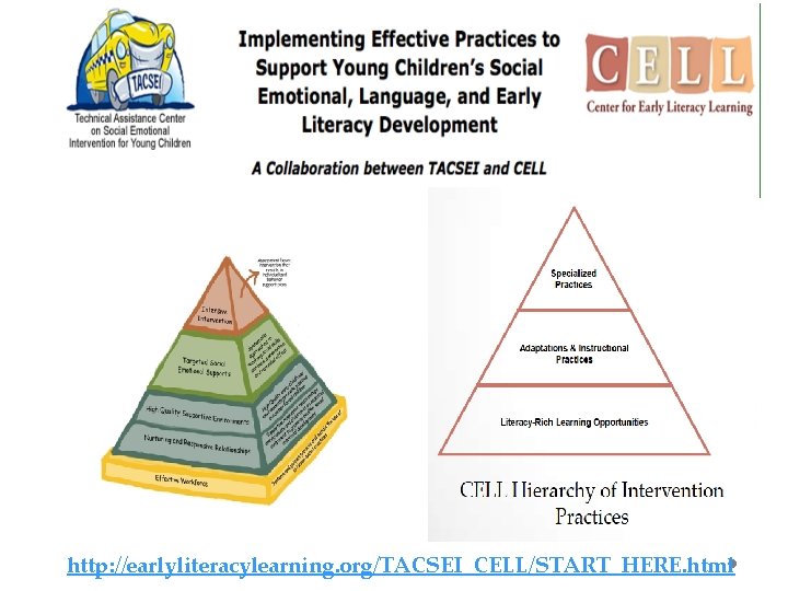 http: //earlyliteracylearning. org/TACSEI_CELL/START_HERE. html 