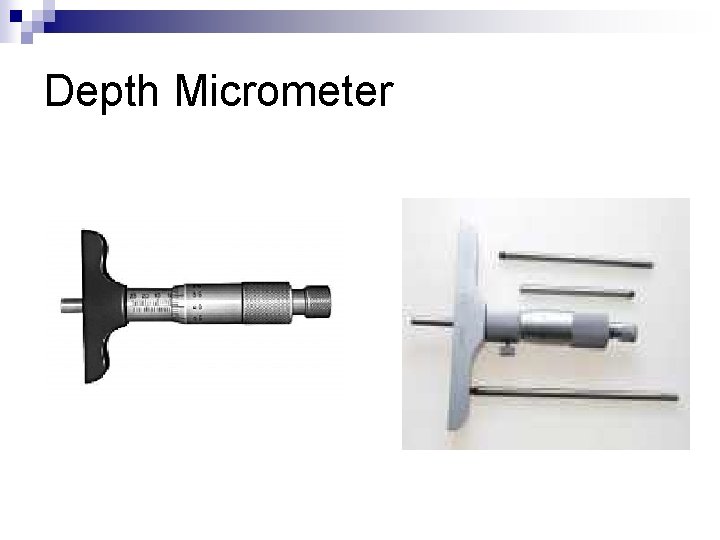 Depth Micrometer 