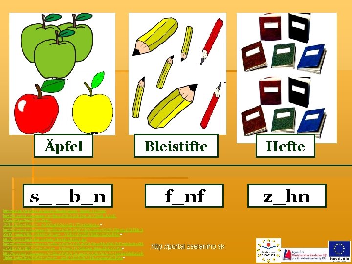 Äpfel s_ _b_n http: //media. 4 teachers. de/images/thumbs/image_thumb. 7423. png http: //t 1. gstatic.