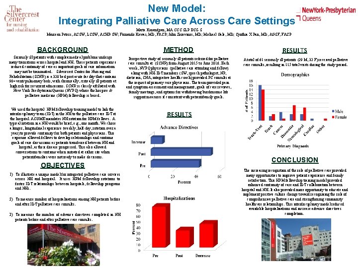 New Model: Integrating Palliative Care Across Care Settings Marta Kazandjian, MA CCC SLP BCS-S