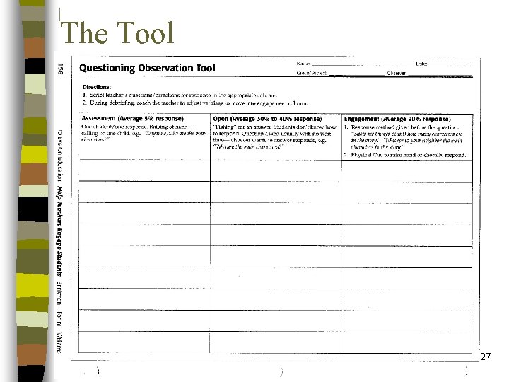 The Tool 27 