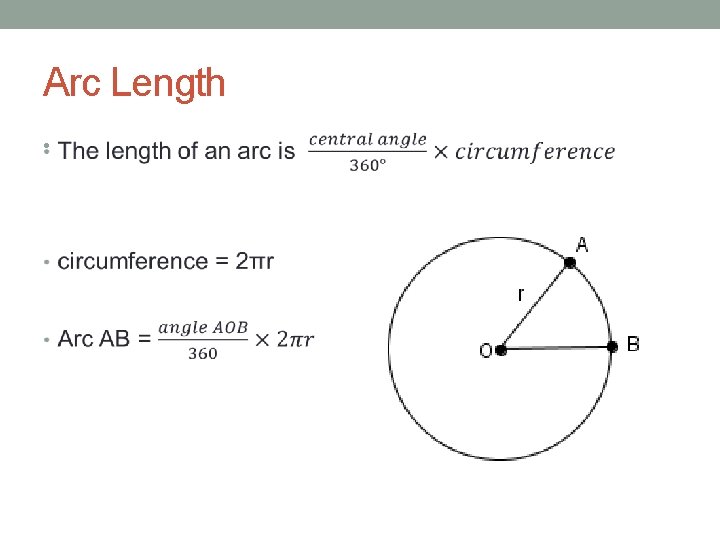 Arc Length • 