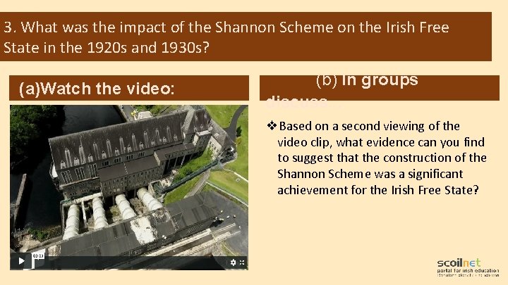 3. What was the impact of the Shannon Scheme on the Irish Free State