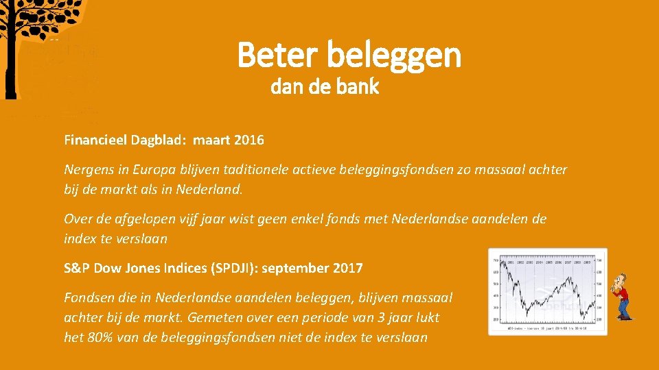 Beter beleggen dan de bank Financieel Dagblad: maart 2016 Nergens in Europa blijven taditionele