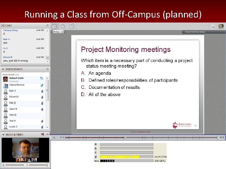 Running a Class from Off-Campus (planned) 