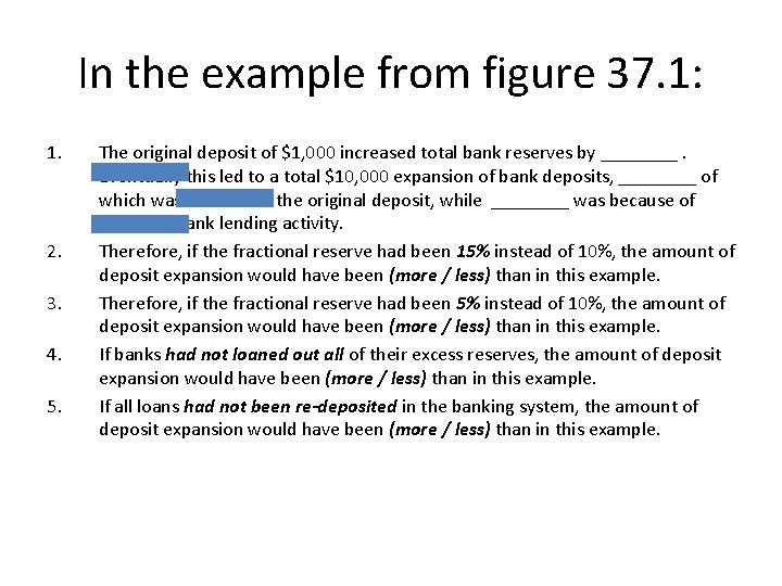 In the example from figure 37. 1: 1. 2. 3. 4. 5. The original