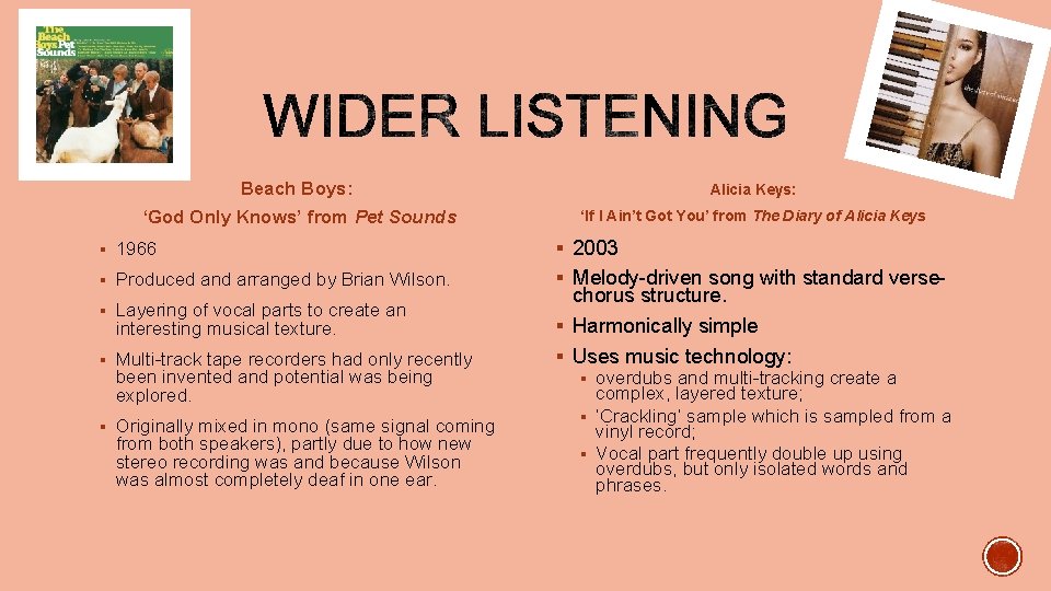 Beach Boys: Alicia Keys: ‘God Only Knows’ from Pet Sounds ‘If I Ain’t Got