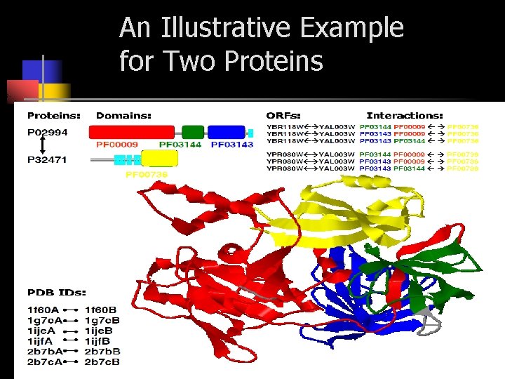An Illustrative Example for Two Proteins 