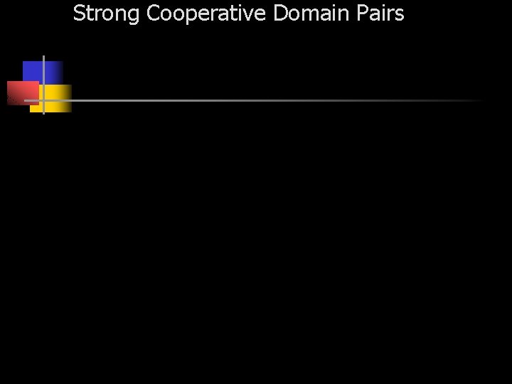 Strong Cooperative Domain Pairs 