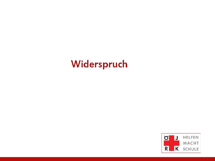 Widerspruch 