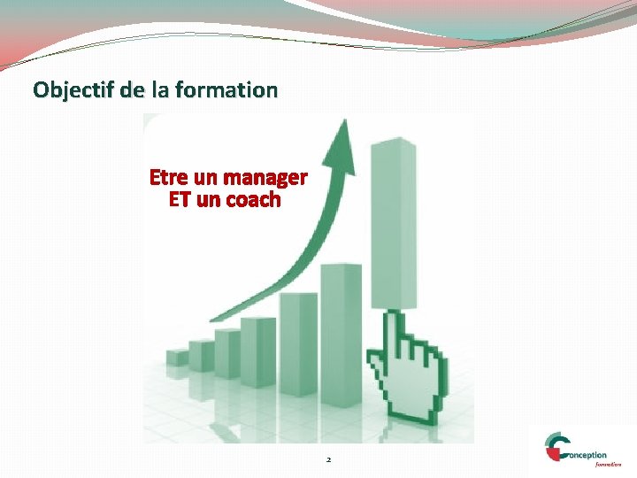 Objectif de la formation Etre un manager ET un coach 2 