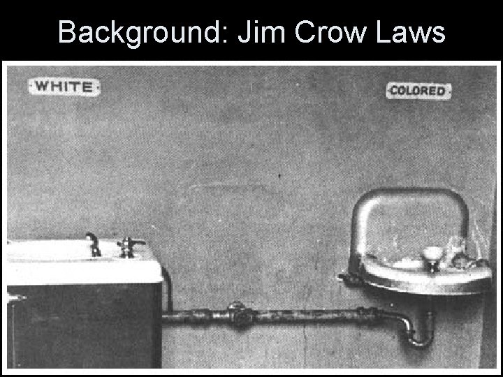 Background: Jim Crow Laws 