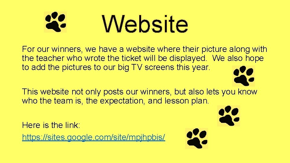 Website For our winners, we have a website where their picture along with the Website For our winners, we have a website where their picture along with the