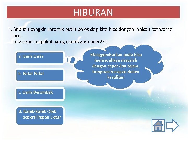 HIBURAN 1. Sebuah cangkir keramik putih polos siap kita hias dengan lapisan cat warna