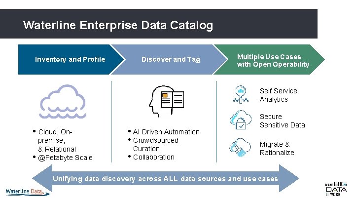 Waterline Enterprise Data Catalog Inventory and Profile Discover and Tag Multiple Use Cases with