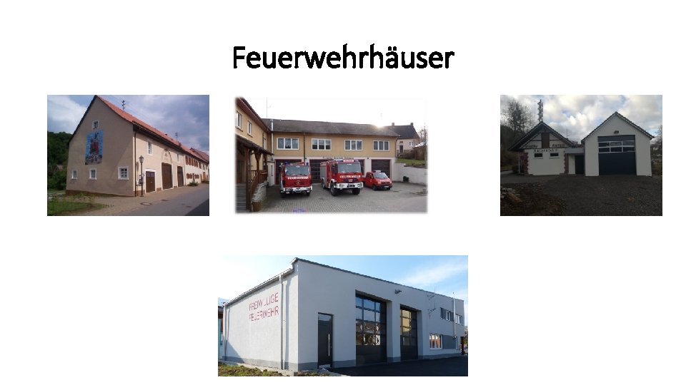 Feuerwehrhäuser 