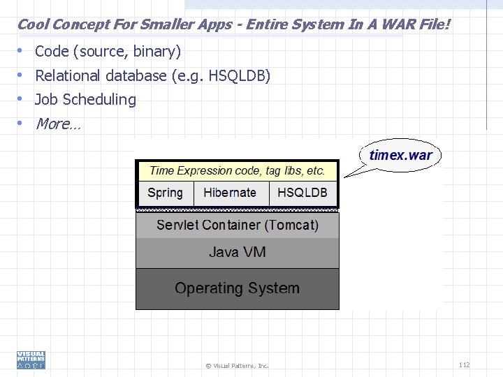 Cool Concept For Smaller Apps - Entire System In A WAR File! • •