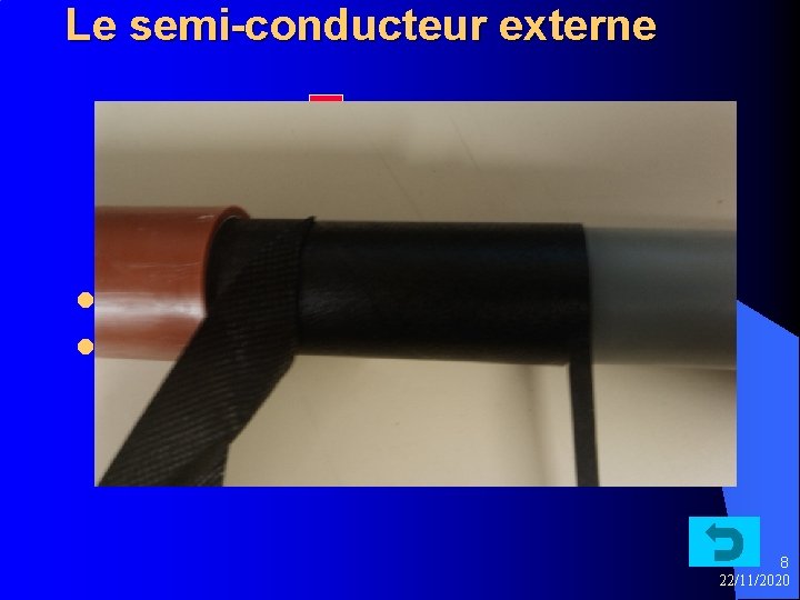 Le semi-conducteur externe Épaisseur variable selon les constructeurs. l Il peut être : l