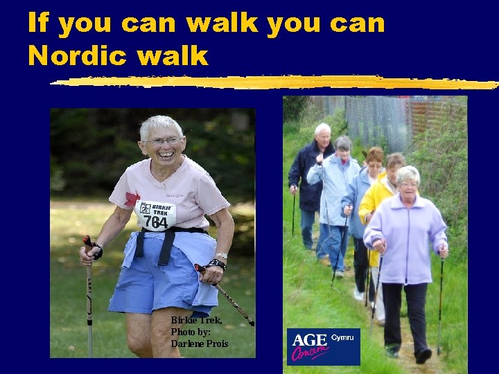 If you can walk you can Nordic walk Birkie Trek, Photo by: Darlene Prois