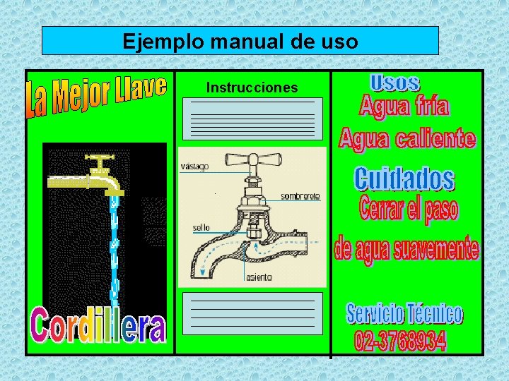 Ejemplo manual de uso Instrucciones 